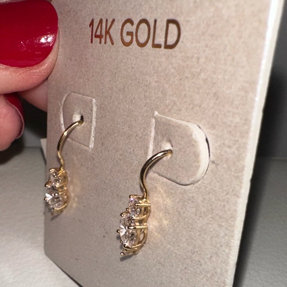 14K Gold Earrings - Picture 4 of 7